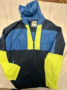 Cold Culture  Hooded Windbreaker Jacket SZ XL
